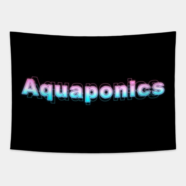 Aquaponics Tapestry by Sanzida Design