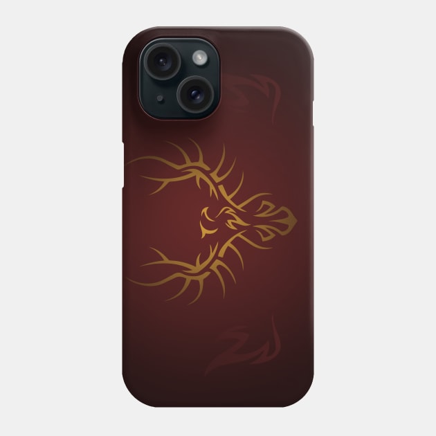 Phoenix of fire Mask Phone Case by Raul Baeza