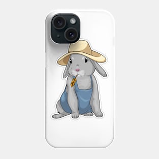 Rabbit Farmer Wheat Phone Case