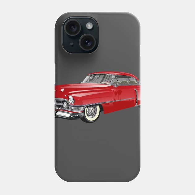 CADILLAC COUPE DEVILLE Phone Case by KARMADESIGNER T-SHIRT SHOP