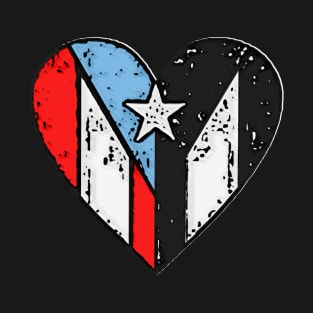 Puerto Rican Flags | Boricua Heart, Puerto Rico T-Shirt