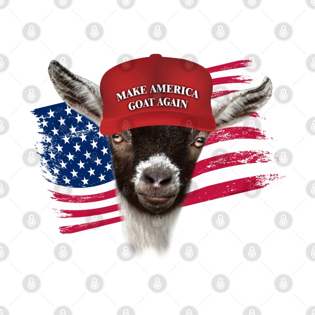 Make America GOAT Again Pygmy Goat by IconicTee