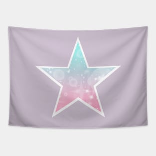 Kawaii Magical Cotton Candy Star Tapestry