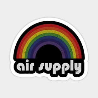Air Supply - Rainbow Vintage Magnet