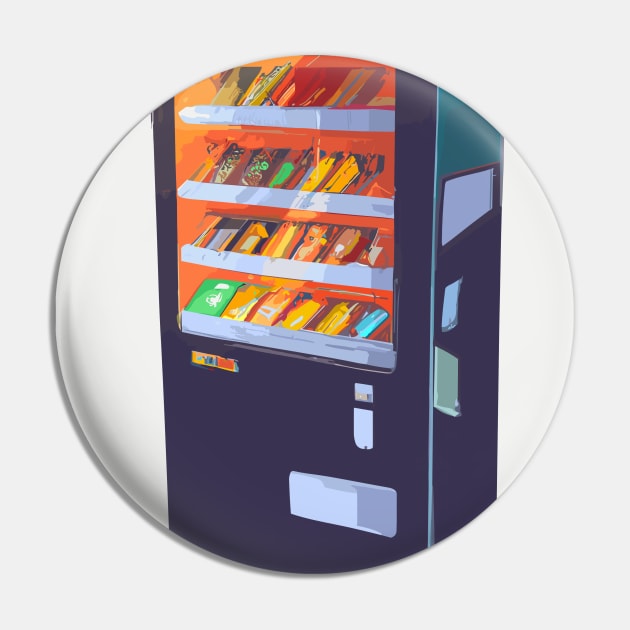 Modern Snack Machine Pin by maxcode