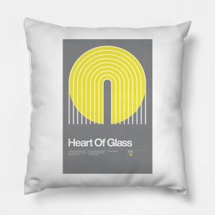 Heart Of Glass Inspired Lyrics Design Pillow