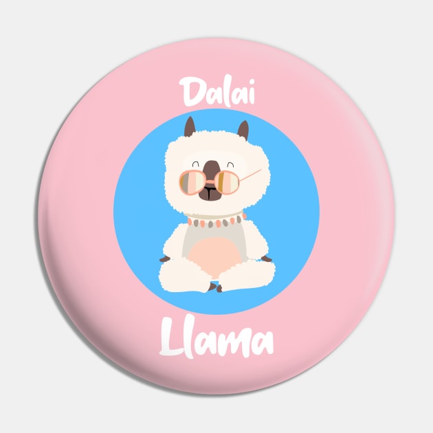 Llama / Yoga Llama / Dalai Llama / Funny Llama Doing Yoga / Cute Llama / Cute Yoga Design Pin by Redboy