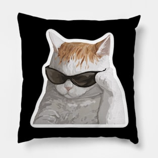 Cool cat Pillow