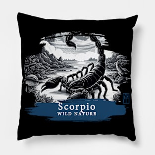 Scorpio - WILD NATURE - SCORPIO -7 Pillow