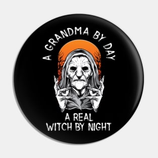 Women's Real Witch Halloween Pin