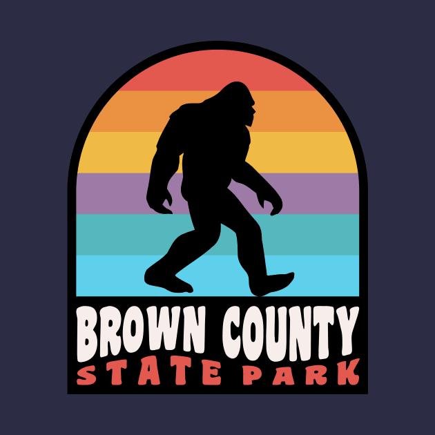 Brown County State Park Camping Bigfoot Nashville Indiana by PodDesignShop