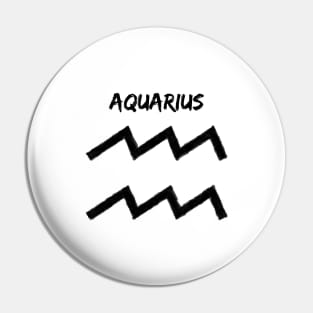 AQUIARIUS IN OIL Pin