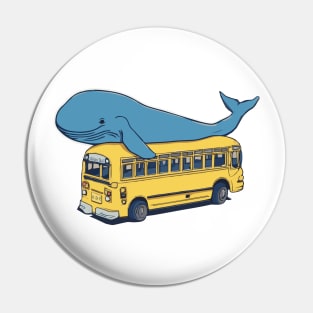 The Whale on the Bus Pin