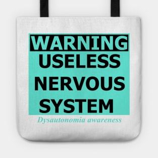 Dysautonomia Warning Sign Tote