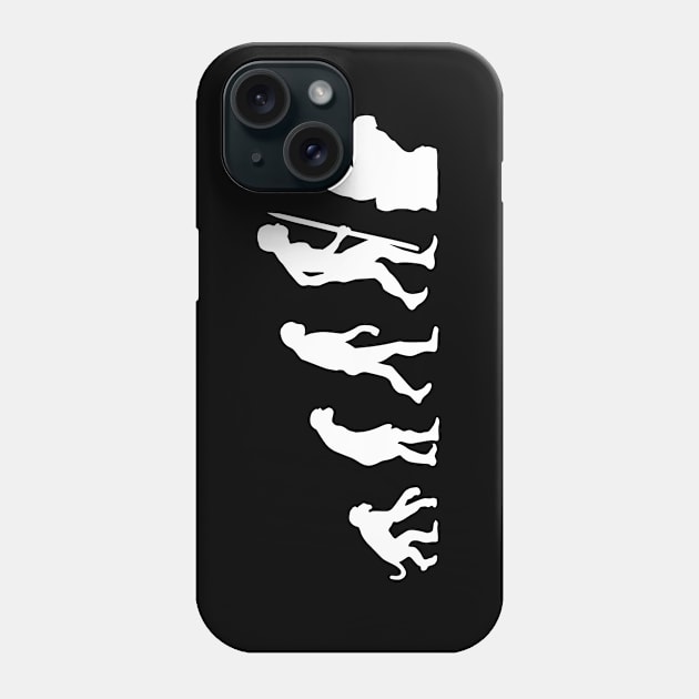 Evolution of the thinker philosophy, philosopher Phone Case by LaundryFactory