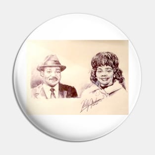 Martin Luther and Coretta Scott King Pin