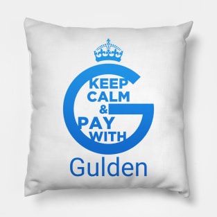 Keep Calm and Pay With Gulden Pillow