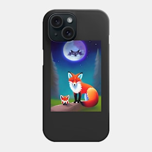 FOX CUB AND FOX CUTE Phone Case