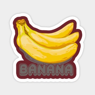 Yellow Banana Magnet