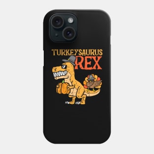 Turkeysaurus Rex Dab Turkey Dino Toddler  Thanksgiving Phone Case