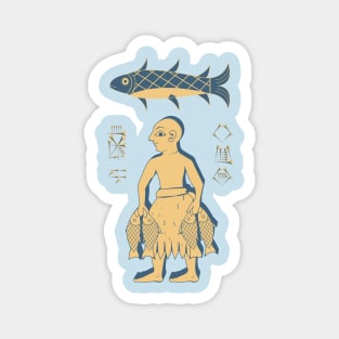 Sumerian love Fishing Magnet