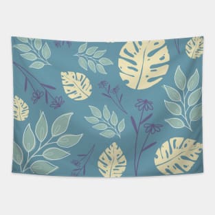 Floral Modern Abstract Pattern Tapestry