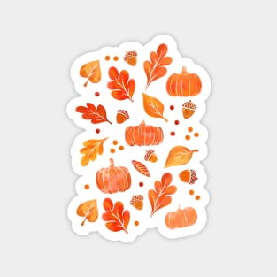 Painted Fall Foliage Magnet
