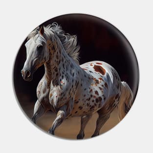 Appaloosa Horse - Oil paint Pin