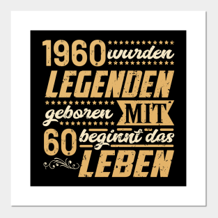 60 Geburtstag Geschenkidee Posters And Art Prints Teepublic