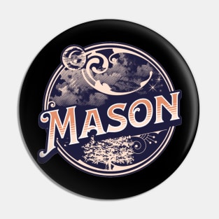 Mason Name Tshirt Pin