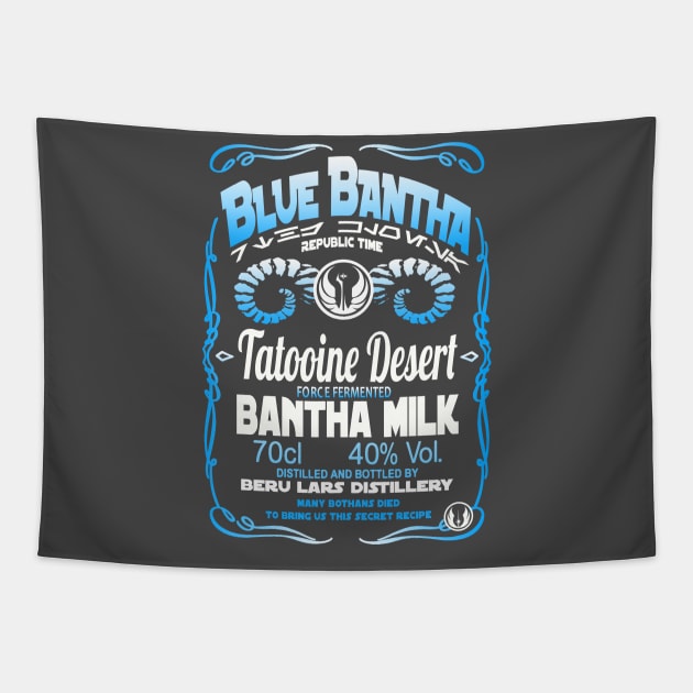 Blue Bantha Tapestry by outlawalien