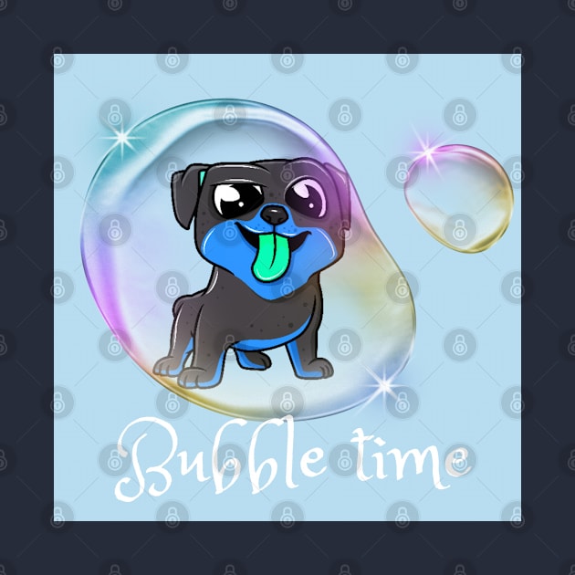 Bubble Time Puppy by Jesscreative