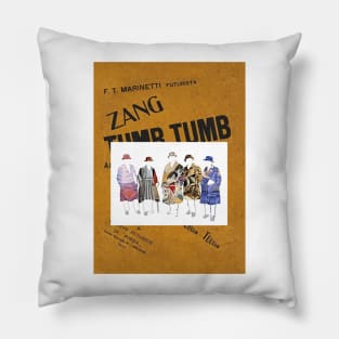 Futurism - Zang Tumb Tumb Pillow