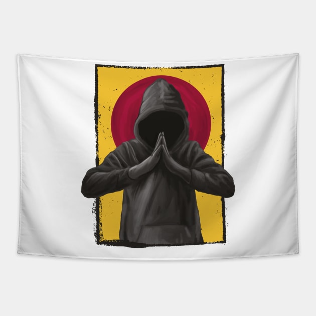 Silent Monk Tapestry by LR_Collections