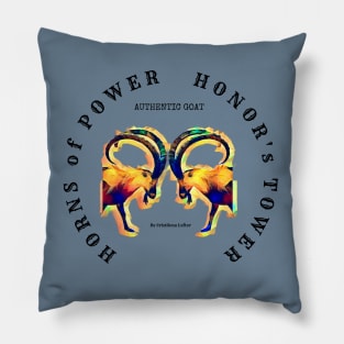 Horns of Power, Honor's Tower - fighting psychedelic Goats Pillow