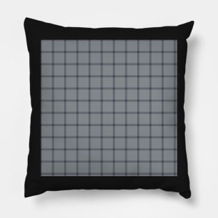 Gray Plaid Pillow