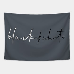 Black & White Tapestry