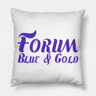 Forum Blue and Gold (Corner) Pillow