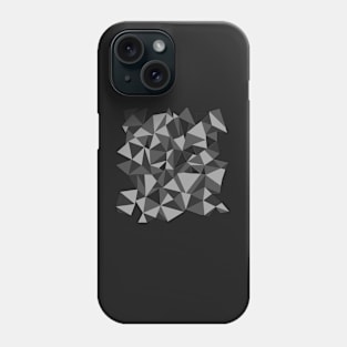 Abstract Black and White Zoom Phone Case