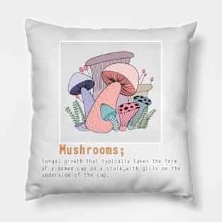 Mushrooms Pillow