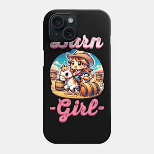 Barn Girl I Equestrian Pony Horse Fan Phone Case