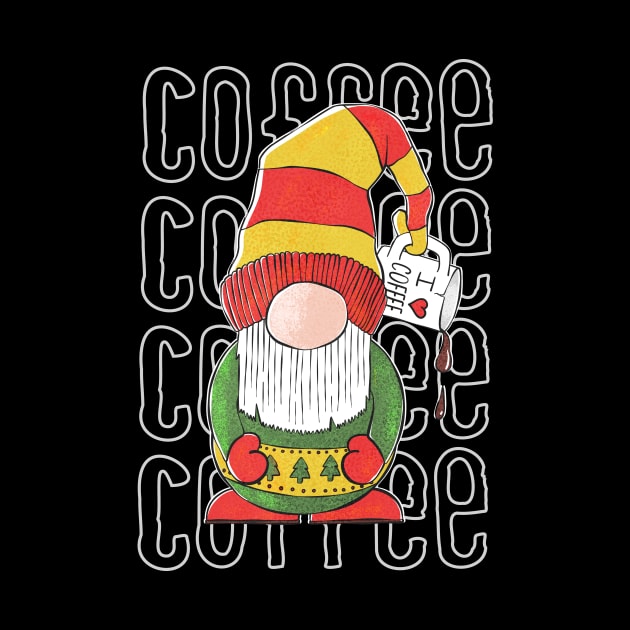 Christmas Coffee Gnome by Chris Nixt