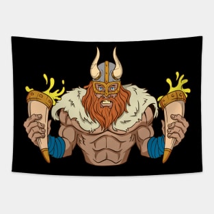 Vikings with drinking horns Tapestry