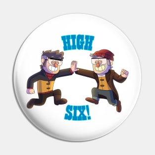 High Six! Pin