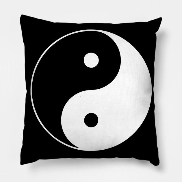 Yin Yang Pillow by Designzz