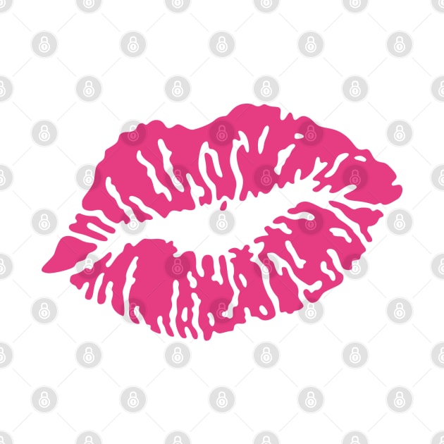 Kissing Lips / Kussmund / Baiser / Beso / Bacio / Pruilen (Pink) by MrFaulbaum