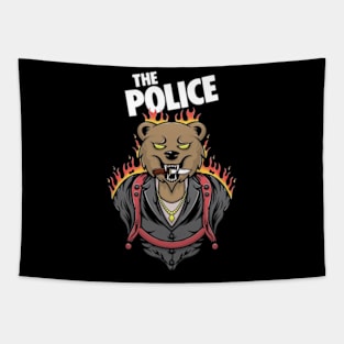 Police bear Tapestry