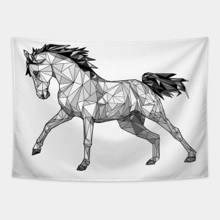 geometric horse Tapestry