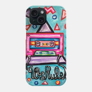 90s Rule Nostalgia Rewind Tape Phone Case