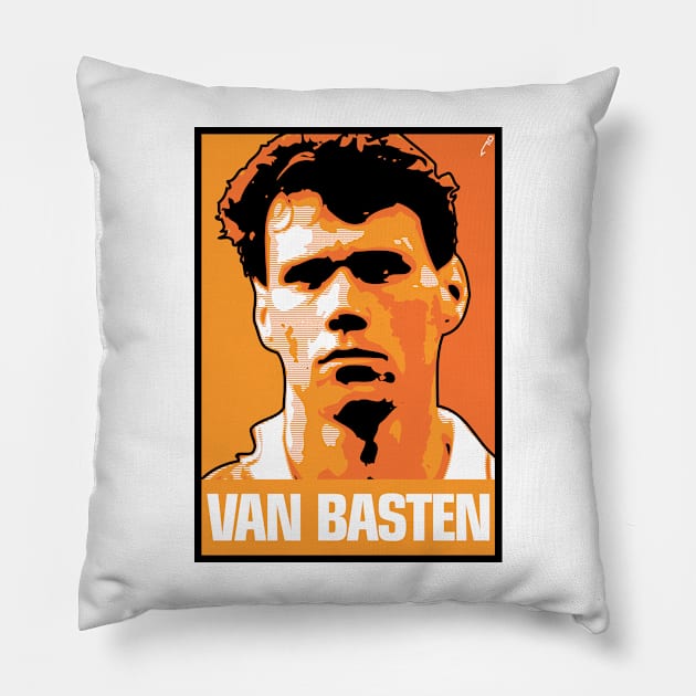 van Basten - NETHERLANDS Pillow by DAFTFISH